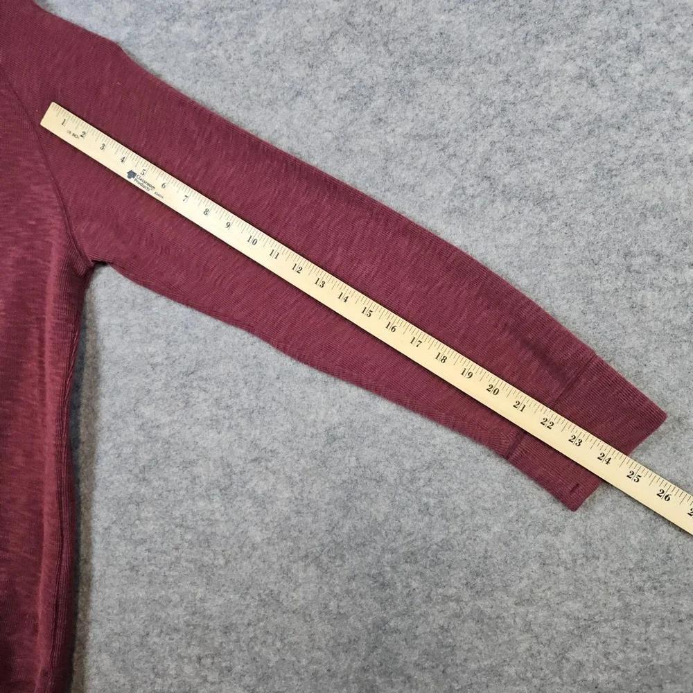 Banana Republic Men's Burgundy Crewneck Sweater‎ Size L Cotton/Polyester Blend